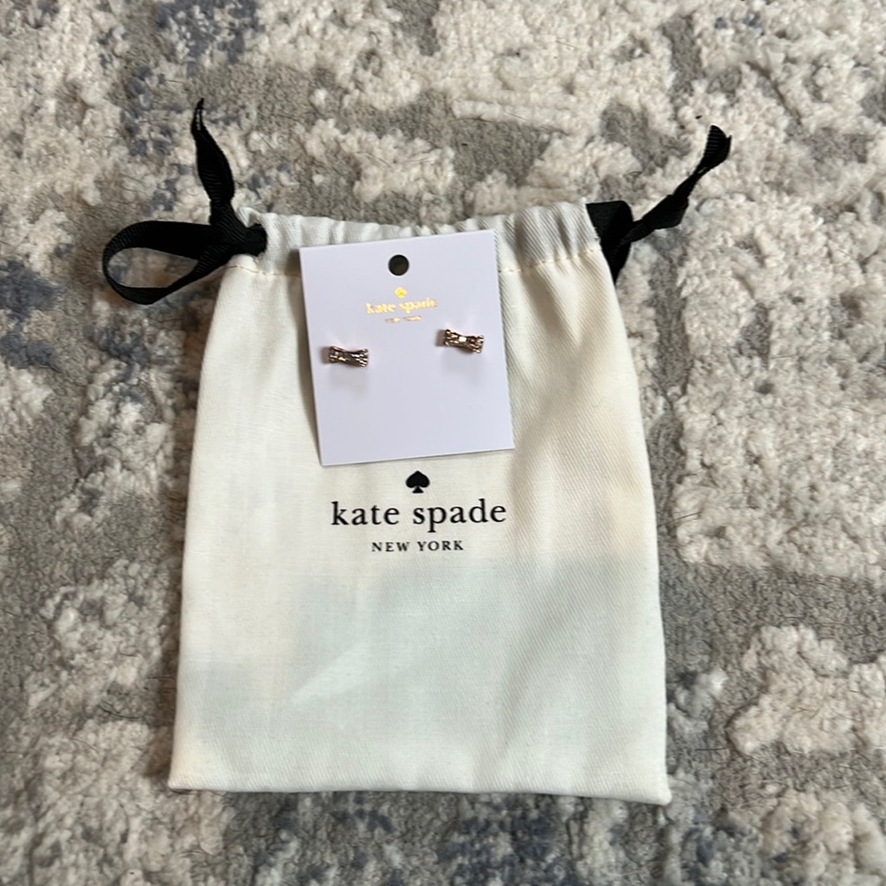 Kate Spade bow earrings
